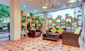 Posezení v ubytování Treebo Iris Suites