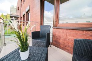 Balkón alebo terasa v ubytovaní Apartament City Center Classic - Luxury Standard