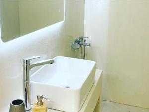 Koupelna v ubytování Hotel Albatross