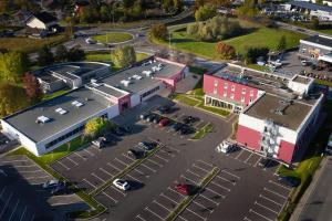 Letecký snímek ubytování Campanile Findrol Annemasse Savoie Leman
