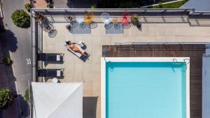 Balkón nebo terasa v ubytování Hotel Admiral Lugano