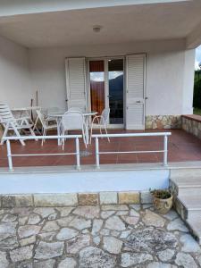 Balkón alebo terasa v ubytovaní Scopello sul mare 1