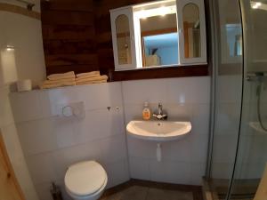 Koupelna v ubytování Landhaus Algerhof + 31 fotografií