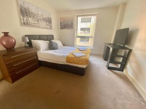 Cama ou camas em um quarto em Epworth Street