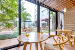 Balkón nebo terasa v ubytování Hotel Grand Fuji