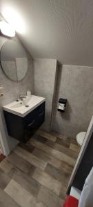 Koupelna v ubytování Hotel La Cascada