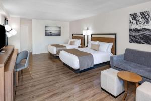 Cama o camas de una habitación en Wyndham Garden San Diego