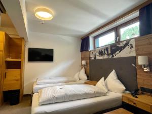 Postel nebo postele na pokoji v ubytování Haus Steffeler