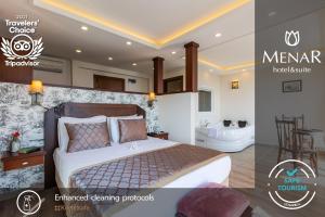 MENAR HOTEL&SUITES -Old City Sultanahmet客房内的一张或多张床位