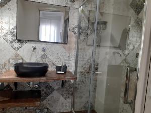Koupelna v ubytování Borgo Fontana B&B