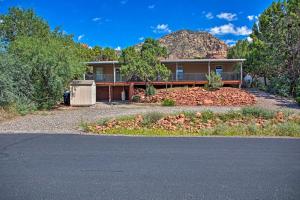 a house with a driveway in front of it at Sedona Home with View, Half-Mi to Chimney Rock! in Sedona
