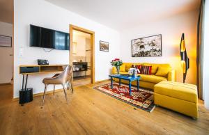 TV a/nebo společenská místnost v ubytování Hotel Andino