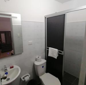 Koupelna v ubytování Hotel Gueicer Cucuta