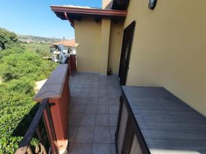 A balcony or terrace at Gabbiano Jonathan