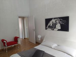 Posteľ alebo postele v izbe v ubytovaní Apartment Rome 18