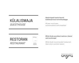 a set of three labels for akritkritka cushion house at Ungru Guesthouse in Suuresadama