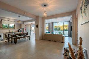 Posezení v ubytování Villa Vasiliki