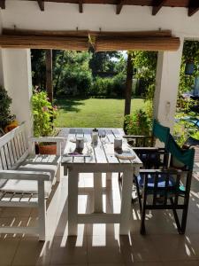 Zahrada ubytování Titanes Pinamar