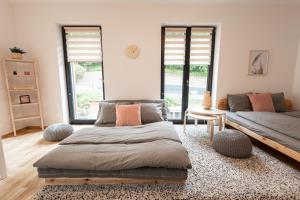 Posezení v ubytování Apartmán Rotterovka -Ski Resort Herlíkovice & Bubákov