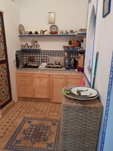 Køkken eller tekøkken på Rychance Kasbah