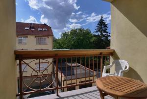 En balkon eller terrasse på Apartmán Športová