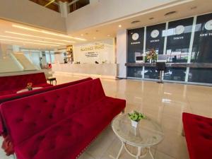 Posezení v ubytování Asawann Hotel Nongkhai