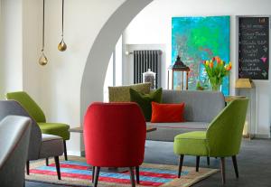 Predel za sedenje v nastanitvi Hotel Collinetta