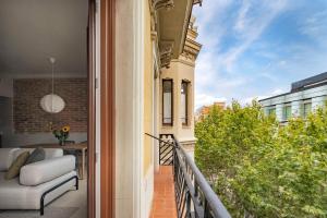 A balcony or terrace at Aspasios Garden Apartments