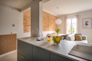 A kitchen or kitchenette at Aspasios Garden Apartments