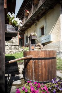 A balcony or terrace at Sci e montagna vera