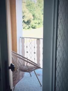 Ein Balkon oder eine Terrasse in der Unterkunft Blaufränkisch, Bed & Breakfast am Weingut Schützenhof