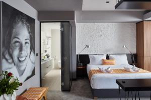 Katil atau katil-katil dalam bilik di Hotel Panoramika Design & Spa
