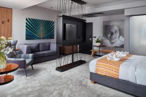 Ruang duduk di Hotel Panoramika Design & Spa