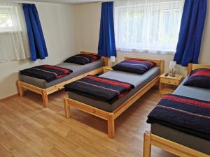 Ένα ή περισσότερα κρεβάτια σε δωμάτιο στο Dornbirn Hills, Bürgle 3e