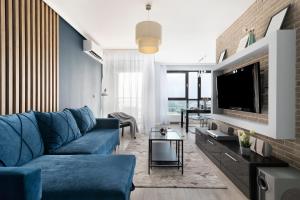 Χώρος καθιστικού στο EASY RENT Apartments - SKY