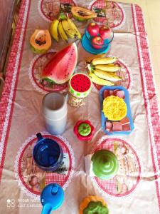Možnosti snídaně pro hosty v ubytování pousada cangaço