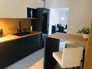 Kuchyňa alebo kuchynka v ubytovaní APARTAMENT MIERZYN