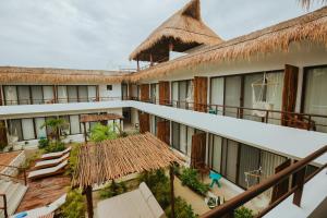 Balkón nebo terasa v ubytování Hotel Boutique Naj Casa Holbox