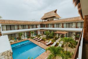 Bazén v ubytování Hotel Boutique Naj Casa Holbox nebo v jeho okolí