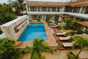 Bazén v ubytování Hotel Boutique Naj Casa Holbox nebo v jeho okolí