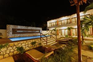 Bazén v ubytování Hotel Boutique Naj Casa Holbox nebo v jeho okolí