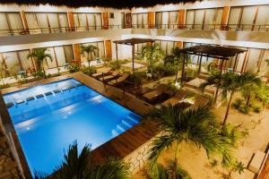 Bazén v ubytování Hotel Boutique Naj Casa Holbox nebo v jeho okolí