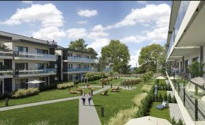 O grădină în afara Apartament 117 - Rezydencja Niechorze