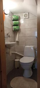 Ett badrum på Domek całoroczny Tresna Agata