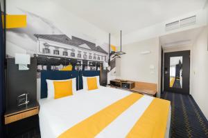 Voodi või voodid majutusasutuse D8 Hotel toas