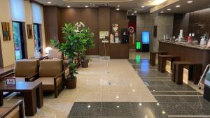 Vstupní hala nebo recepce v ubytování Hotel Route-Inn Iyo-Saijo