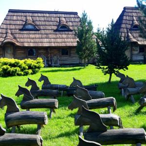Ogród w obiekcie Gród Pędzików