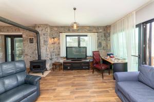 Ein Sitzbereich in der Unterkunft Eclectic Studio Apartment near Sea in Bodrum
