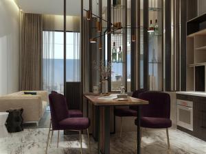Posezení v ubytování Thiên Thanh Hotel