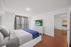 Ένα ή περισσότερα κρεβάτια σε δωμάτιο στο Amazing Condo with FREE PARKING in Brickell Miami +18 φωτογραφίες
